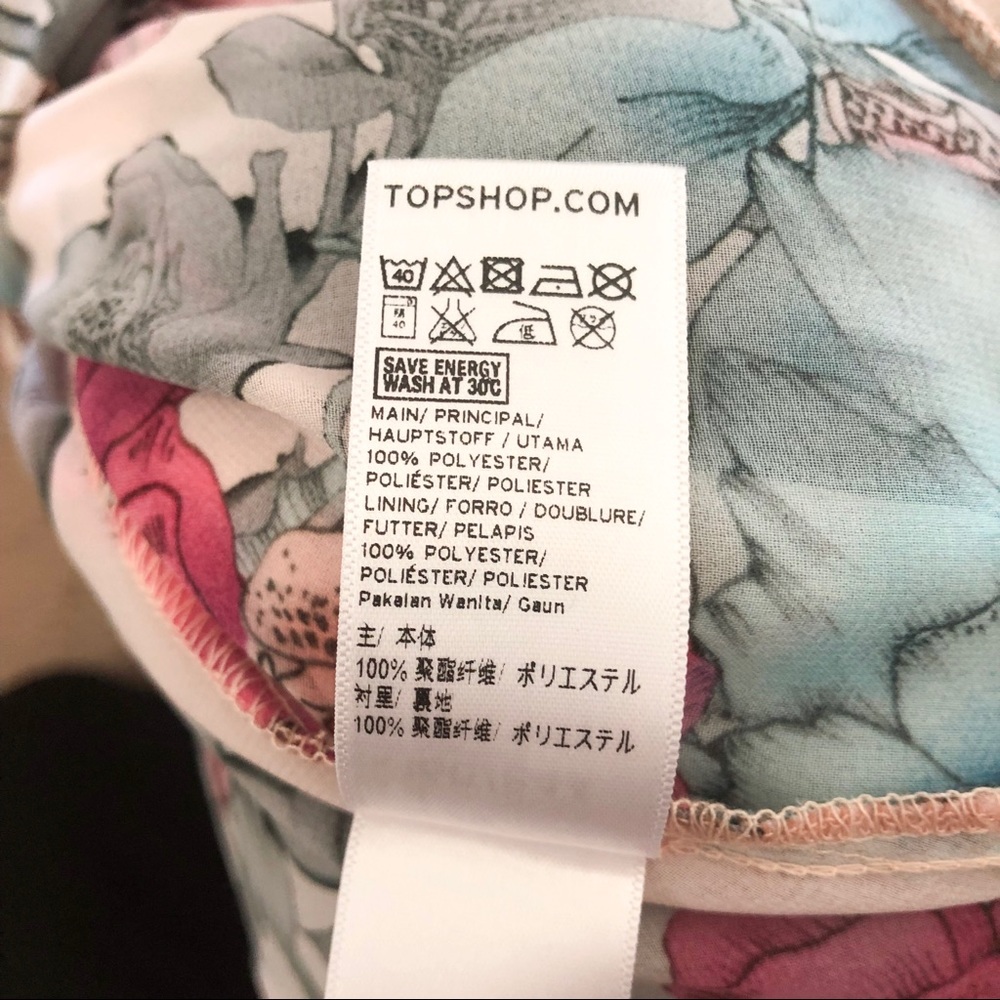 Topshop “Pop Floral Ruffle” Dress - Picture 8 of 8